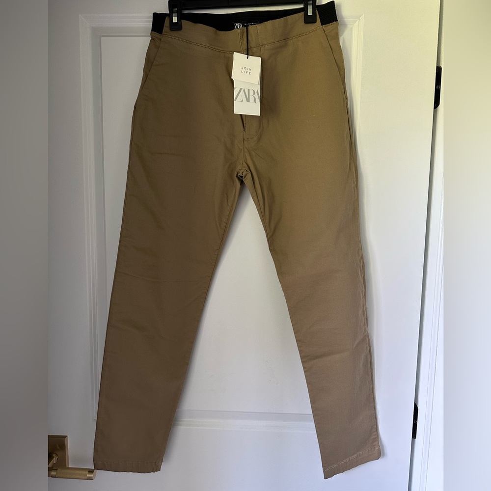 Zara Men's Khaki Chinos